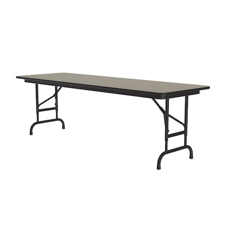 CFA Adjustable HPL Folding Tables 24x72 Savannah Sand